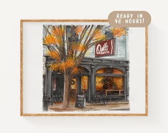 Custom Venue Watercolor Portrait | First Date Keepsake Art (Digital Download)