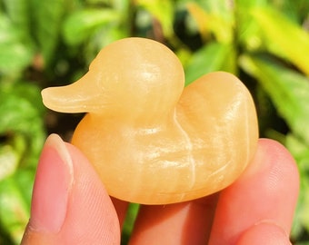 1.5 inch Crystal Duck, Cute Duck, Hand Carved Duck, Crystal Decoration, Crystal animal,Crystal Gift, Crystal Wholesale