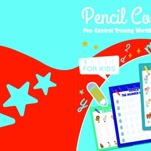 Pencil Control Tracing Workbook for Kids. DIGITAL FILE