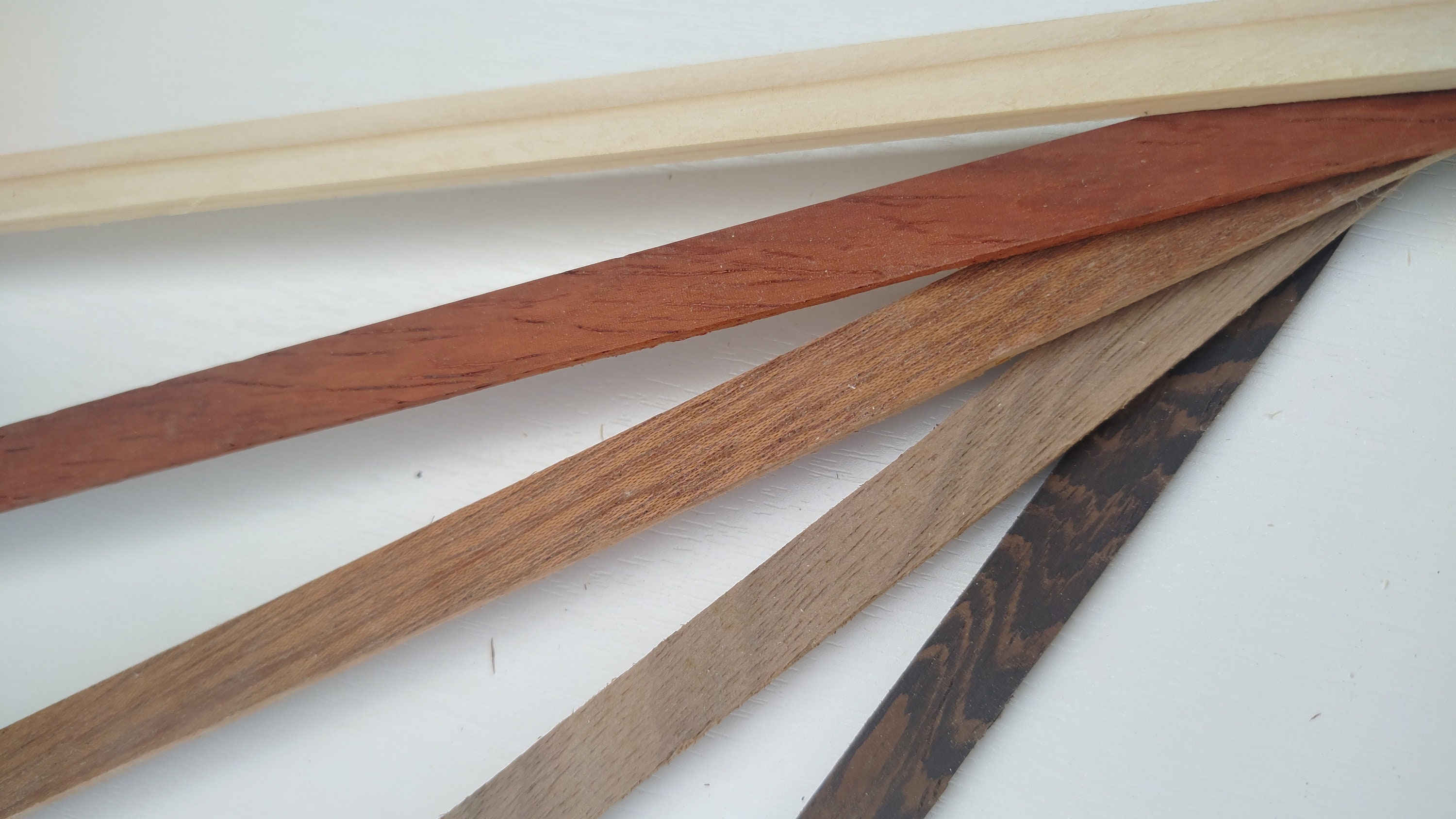 Listones madera de Tilo 100cm (2x6mm) 6pz - MANUALIDADES TRASGU