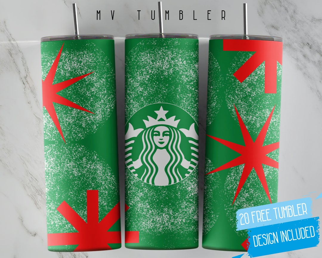 Starbucks Christmas Tumbler Wrap Colorful Starbucks Christmas Etsy