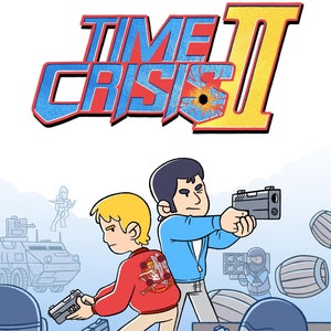 Time Crisis 2 A4 Print