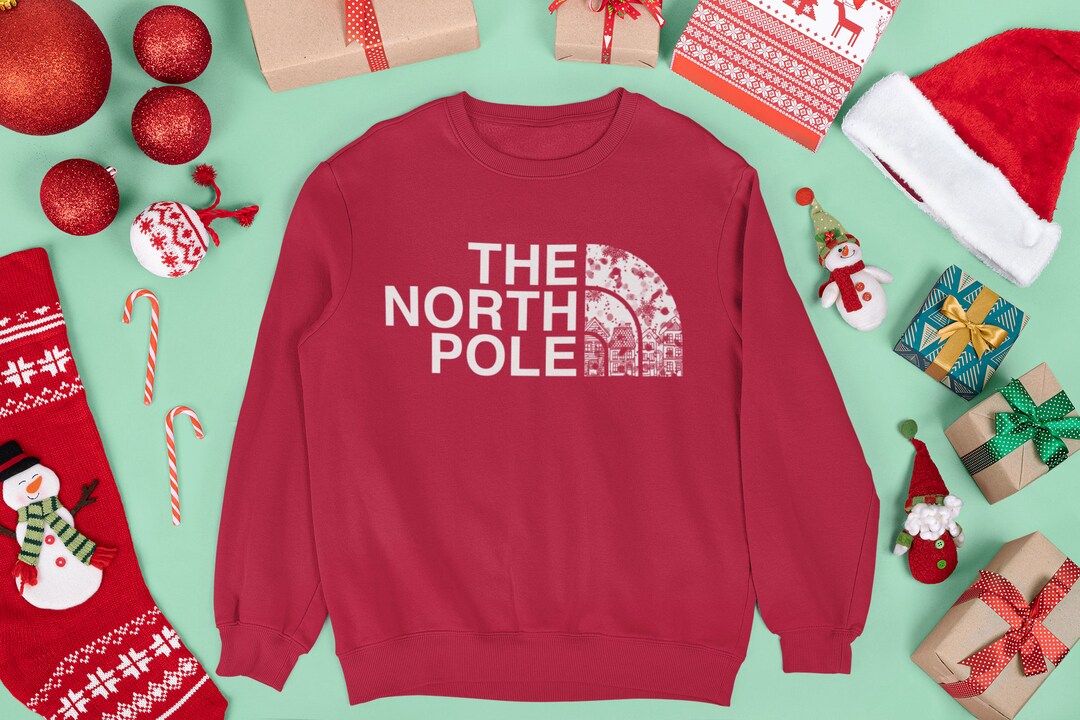 The North Pole Funny Christmas Jumpers Christmas Jumpers Etsy