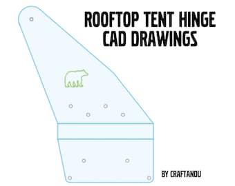Dachzelt ScharnierZeichnungen für CNC