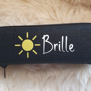 Brillenetui mit Reißverschluss für Sonnenbrille Bild 3