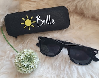 Etui à lunettes zippé pour lunettes de soleil