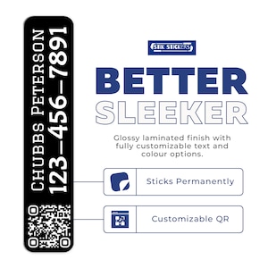 Golf Club Labels - Set of 32 Personalised Vinyl Stickers, Golf ...