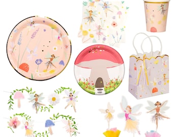 Fairy Party Decorations & Tableware Set