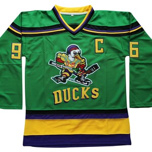 retro-city-threads The Mighty Ducks Goldberg Jersey - Custom Mighty Ducks Jersey (Black) Adult XL