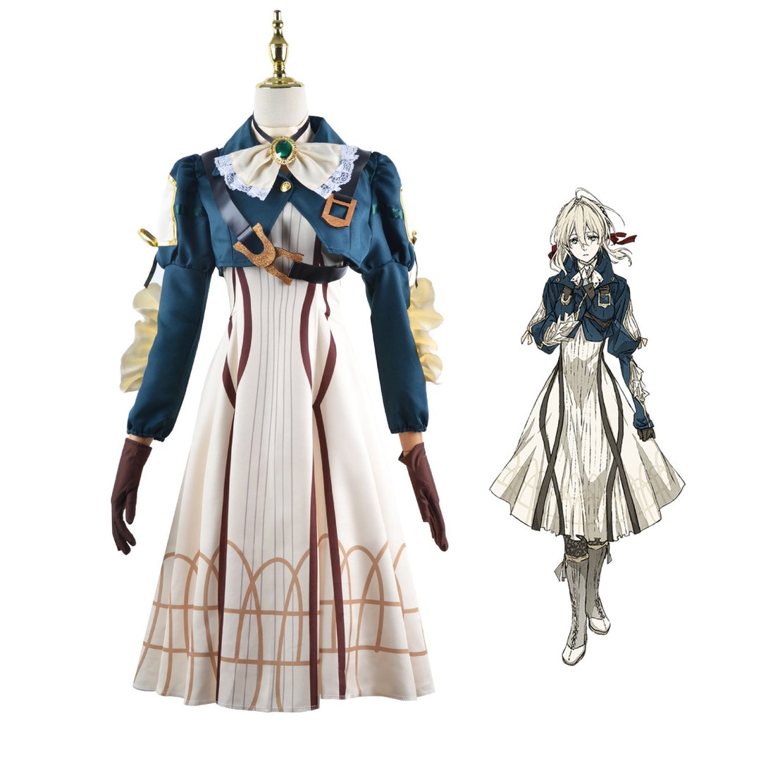 Violet Evergarden Cosplay Costume Anime Cosplay Violet Etsy