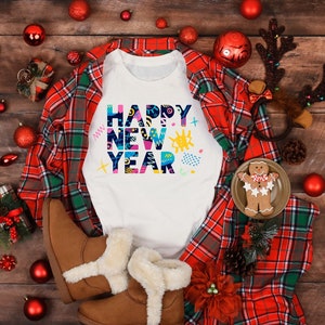 New Year Shirt,2023 Happy New Year TShirt,Mom Happy New Year Shirt, New Years Shirt, 2023 Christmas, Happy New Year Shirt Gift