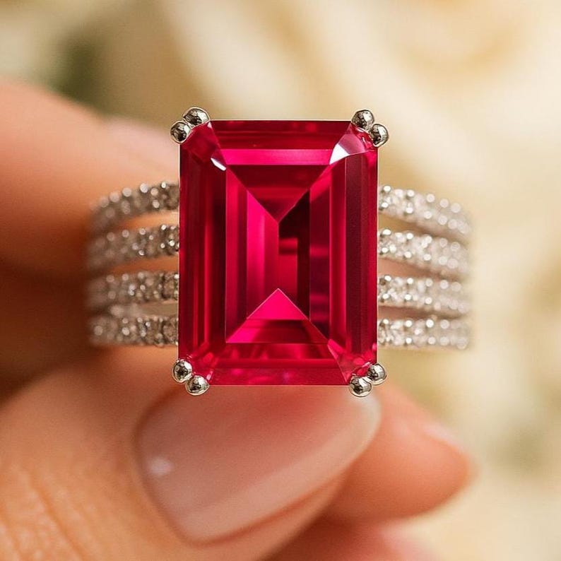 big oversized ring, red ruby ring, ruby diamond ring, red sapphire ring, ruby red diamond, large ruby ring, cocktail diamond, ruby statement ring, american diamond, huge red diamond ring, harry winston dupes, statement ring, big stone ring,