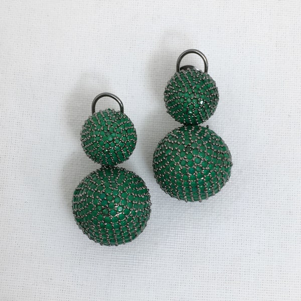 Emerald Pave - Etsy