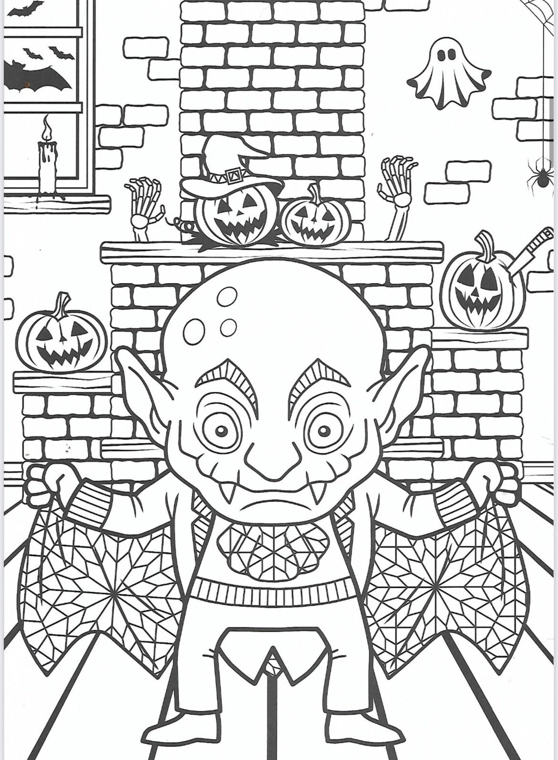 20 X Halloween Printable Colouring Sheets, Instant Download, Halloween ...