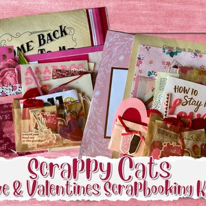 Liefde en Valentijnsherinneringen | Scrapbooking, Memory Keeper, Junk Journal Kit 50+ stuks|