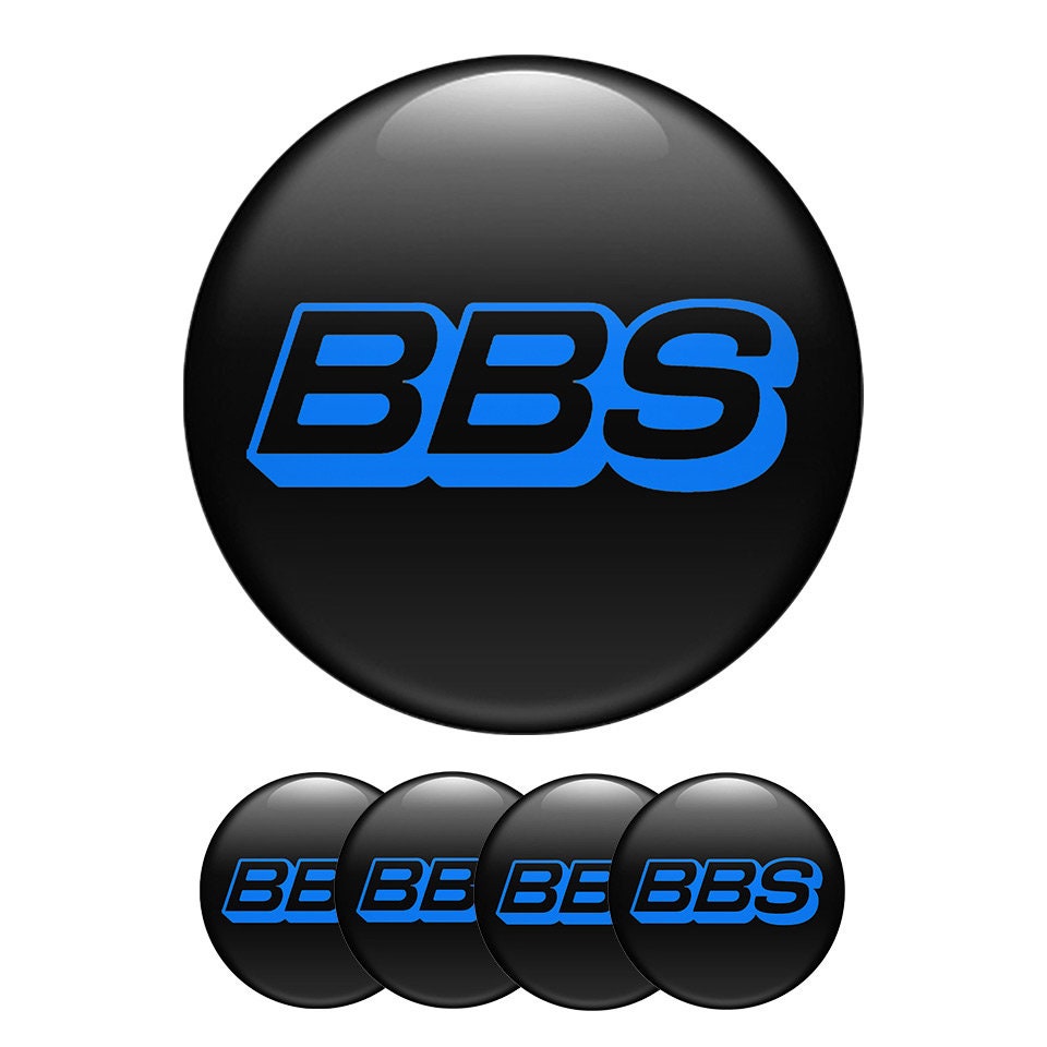 BBS Aufkleber schwarz/weiß Größe ca. 20x7cm, BBS Fan Artikel
