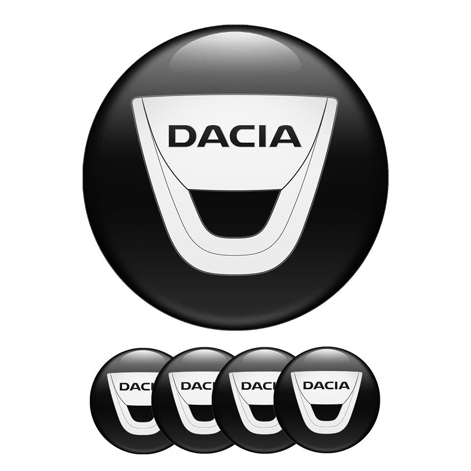 4pcs 56mm 60mm Neue Dacia Logo Auto Emblem Rad Mitte Nabenkappe
