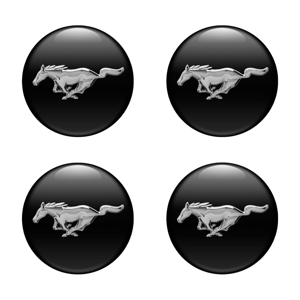 Auto Styling 3D Für Ford Mustang Logo Metall Schlüsselanhänger