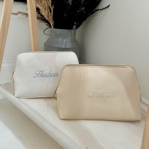 Personalised Wash Bag Embroidered Gift For Him Gift For Her For Travel Accessories Make Up Bag Wedding Gift For Birthday Gift Gift For Mum