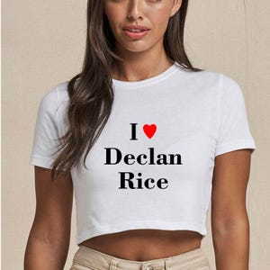 I Heart Cole Palmer Cropped T-Shirt - Women's Football Top zdjęcie 2