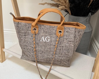 Personalised Tote Bag For Beach Bag For Her Gift For Her Honeymoon Wedding Gift For Mum Holiday Bag Mothers Day Gift For Mothers Day
