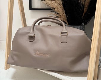 Personalised Name Duffle Bag, Weekend Travel Bag