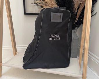 Personalised Equestrian Boot Bag - Riding Boot Storage, Gift