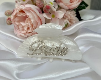 Bride Claw Clip Hair Accessory for Bride Bridal Shower Wedding Gift For Honeymoon For Gift For Bride