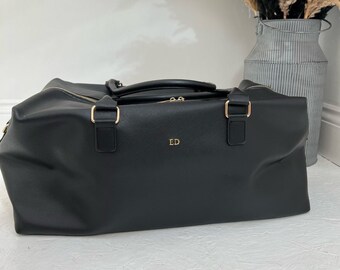 Personalized Weekend Bag: Initialed Travel Duffel