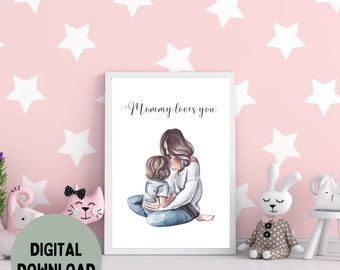 Mother holding her child, Mommy loves you quote, Motherhood, Unconditional  love, Power of mothers love, Family love, Parenthood, Neutral