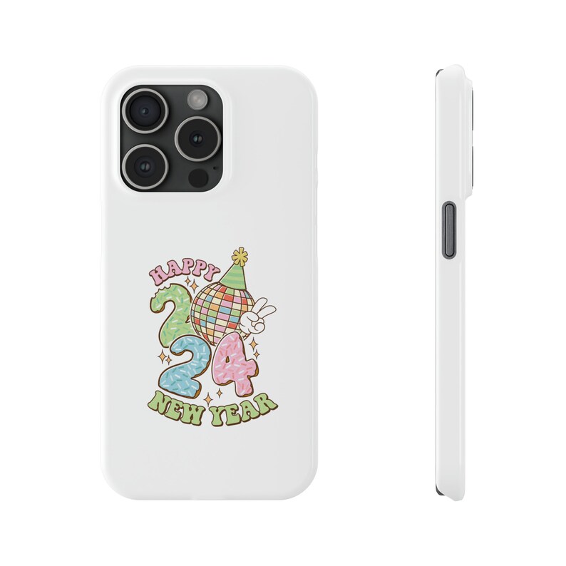 Happy 2024 New Year Phone Case Kids Gift Christmas Gift Etsy