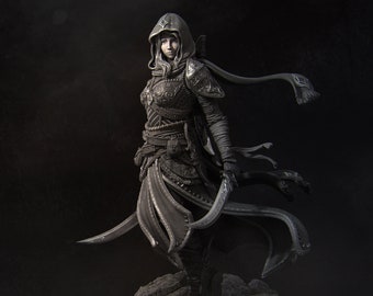 Artemesia, Assassin, Powerful NPC, Ernest Nemirovsky | Dungeons and Dragons | Pathfinder | Table Top RPG | 3D Printed Model