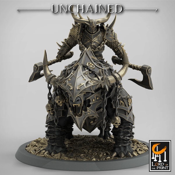 Araki Axe Soldiers, Unchained, Lord of the Print | Dungeons and Dragons | Pathfinder | Table Top RPG | 3D Printed Model