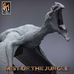 Protowyvern, Dinotopia,  | Dungeons and Dragons | Pathfinder | Table Top RPG | 3D Printed Model