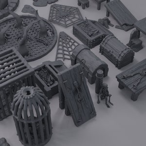 Dungeon Scatter Pack, Miniature Land | Dungeons and Dragons ...