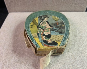 Rare Vintage Japanese Toy/ Ephemera/ Art Expanding Flowers