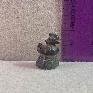 Rare Antique Burma Opium Weight Solid Bronze