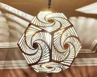 Moroccan Brass Pendant Light shade, Handmade Moroccan Hanging chandelier ceiling light fixture, Home Decor Bohemian Lighting