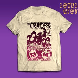 Vintage Punk & Psychobilly style T-Shirt – Cotton Tee Inspired by 70s CBGB Scene