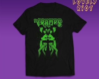 Vintage Punk Psychobilly T-Shirt – Inspiriert von 70s CBGB Szene, Garage, Rockabilly, Horror & Glam Retro Tee