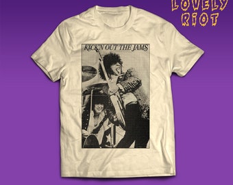 Inspirado en la camiseta de MC5 New Values Punk CBGB es Rob Tyner Wayne Kramer Fred "Sonic" Smith Hard rock garage proto-punk