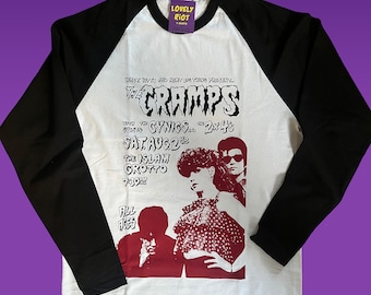 The Cramps Limited Edition T-Shirt Punk Rock CBGB Poison Ivy Lux Interior Ramones Psychobilly Garage