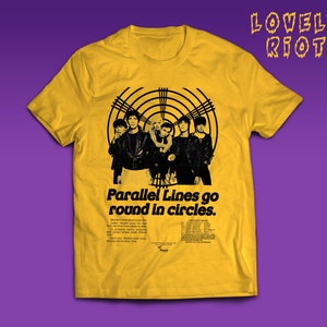 Blondie Parallel Lines T-Shirt: New Wave, Punk Rock, Ramones, Debbie Harry, CBGB, Dead Boys, Chris Stein, Parallel Lines, NYC, Talking Heads