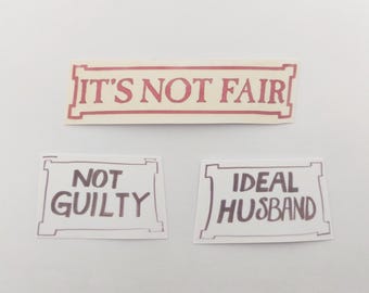 Horrible Histories Richard III Matte Stickers