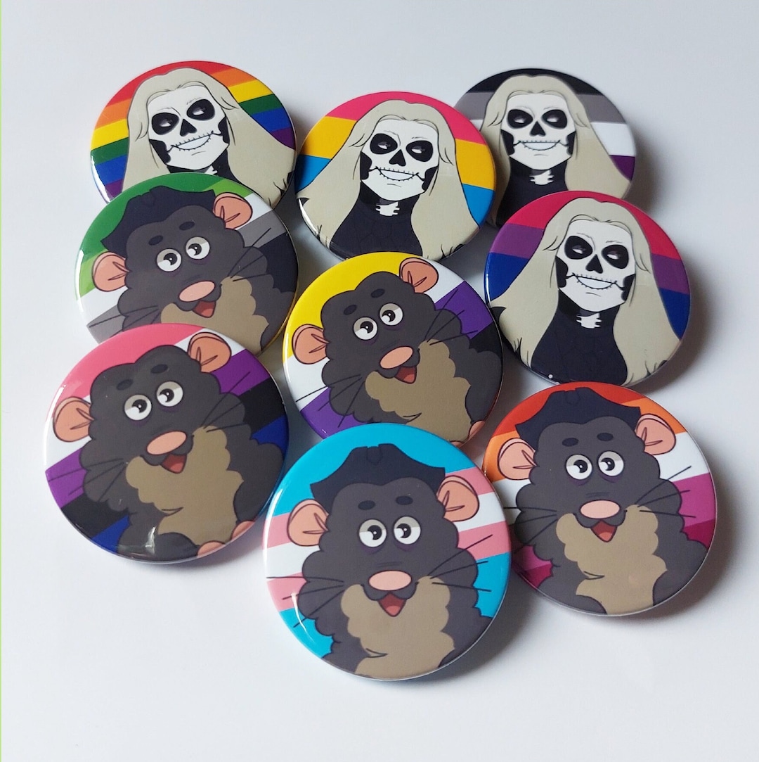 Horrible Histories Rattus Rattus and Death Badges - Etsy