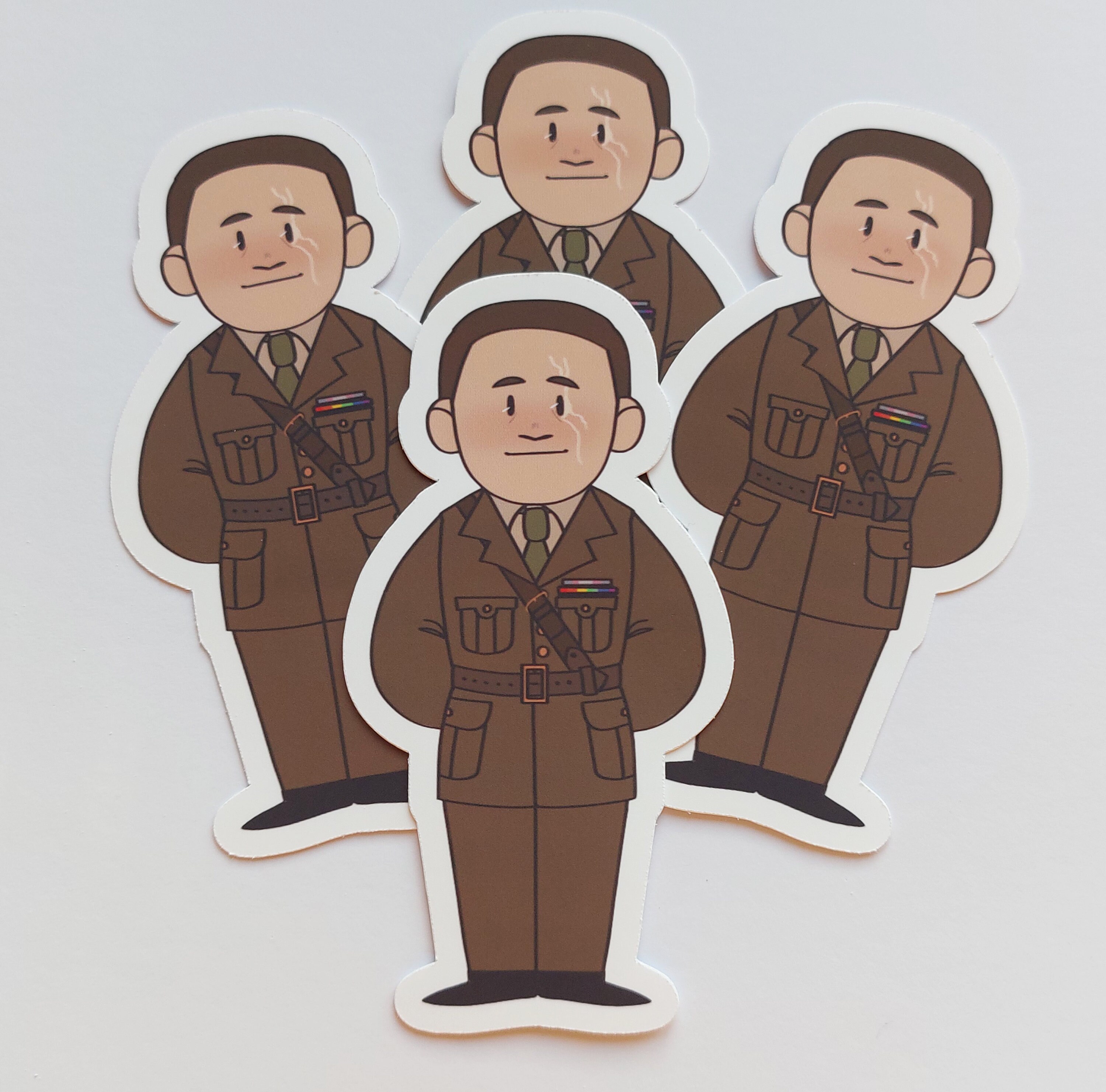 Jkhg BBC Ghosts Captain and Havers Matte Stickers - Etsy UK