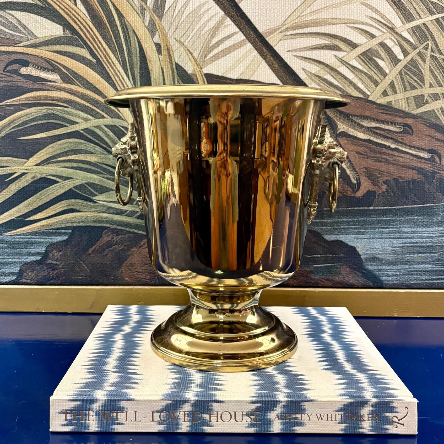 Lion Head Champagne Bucket - Etsy