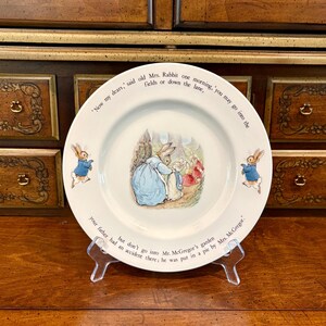 Wedgewood Beatrix Potter Peter Rabbit 9.75" Dinner Plate