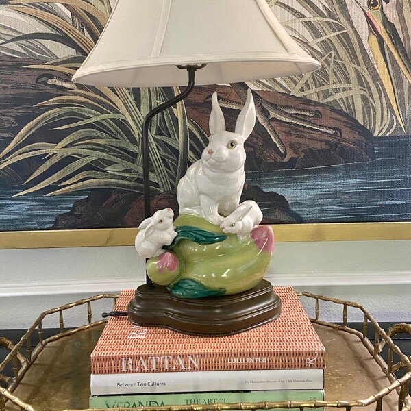 Rabbit Lamp Etsy