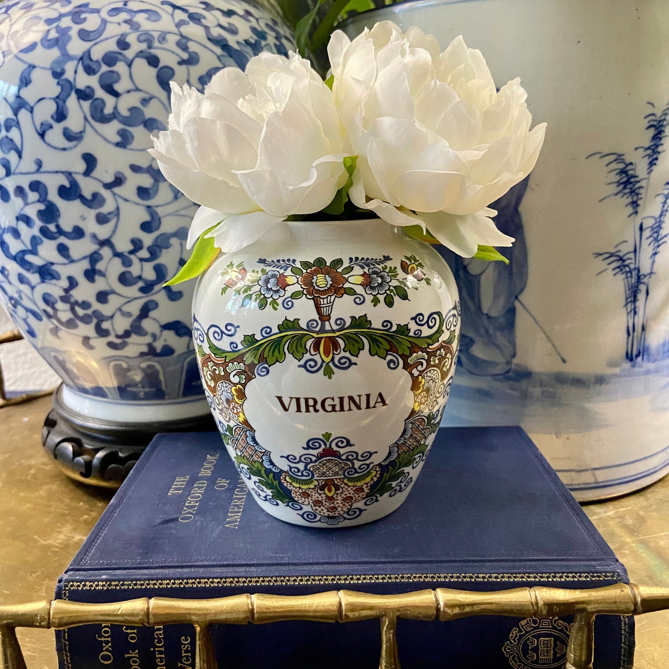 Virginia Tobacco Jar Vase